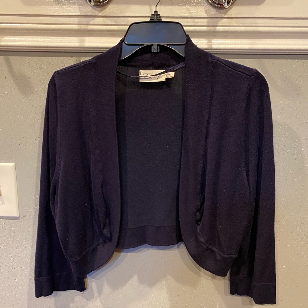 Eliza J knit bolero jacket size L